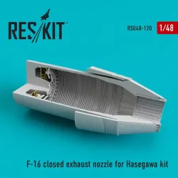 Reskit RSU48-0120 - 1/48 F-16 (F100-PW) closed exhaust nozzle for Hasegawa kit