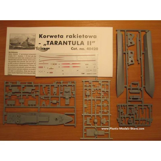 Tarantul II Polish Navy Missile Corvette 1/400 Mirage 40420