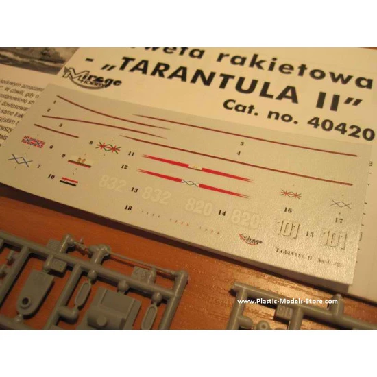 Tarantul II Polish Navy Missile Corvette 1/400 Mirage 40420