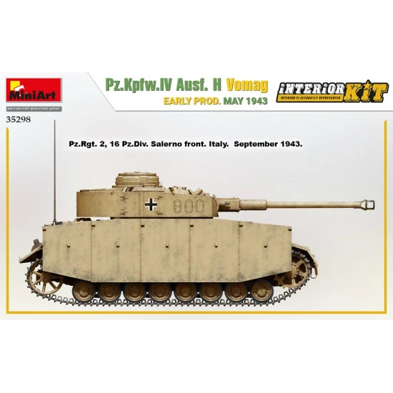 Miniart 35298 - 1/35 Pz.Kpfw.IV Ausf. H Vomag. Early Prod. May 1943 Interior kit Miniart 35298 - 1/35 Pz.Kpfw.IV Ausf. H Vomag. Early Prod. May 1943 Interior kit