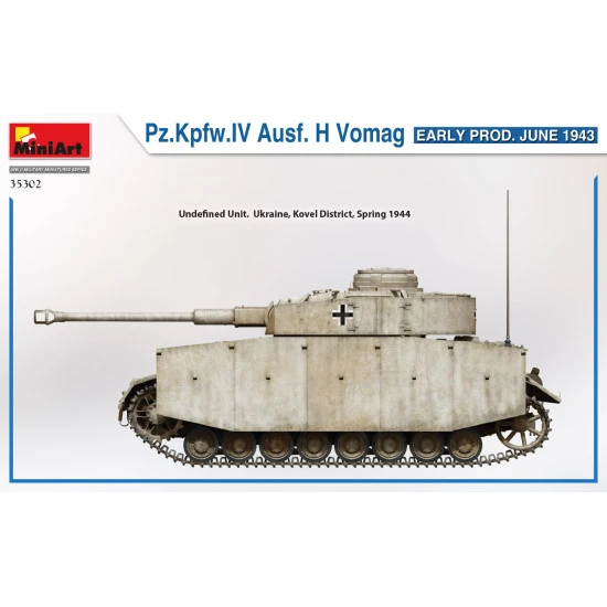 Miniart 35302 - 1/35 Pz.Kpfw.IV Ausf. H Vomag. EARLY PROD. JUNE 1943 scale kit