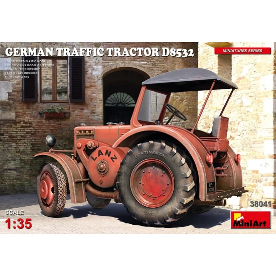 Miniart 38041 - 1/35 German traffic tractor D8532 scale plastic model Miniatures