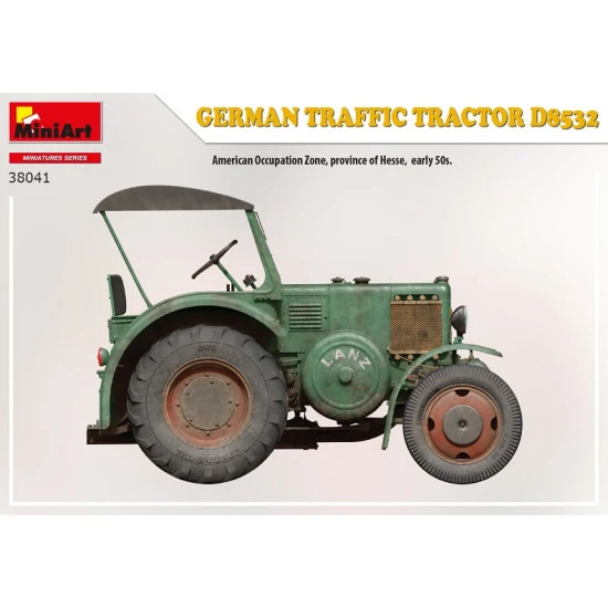 Miniart 38041 - 1/35 German traffic tractor D8532 scale plastic model Miniatures
