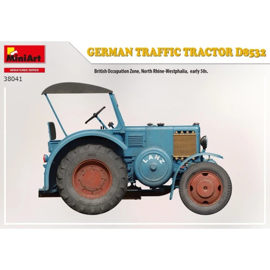 Miniart 38041 - 1/35 German traffic tractor D8532 scale plastic model Miniatures