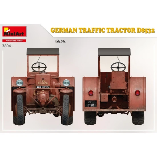 Miniart 38041 - 1/35 German traffic tractor D8532 scale plastic model Miniatures