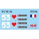 ICM 35338 - 1/35 - FCM 36 with a French tank crew scale plastic model kit