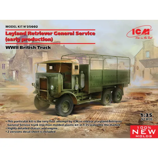 ICM 35602 - 1/35 - Leyland Retriever General Service (early production) scale