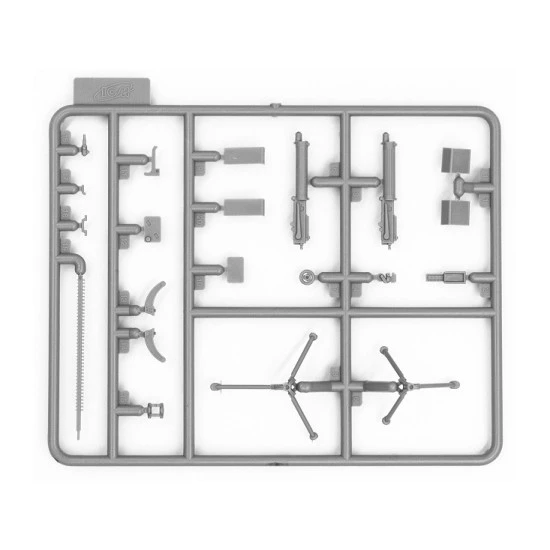 ICM 35607 - 1/35 - Model T 1917 LCP with a machine gun Vickers scale model kit