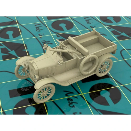 ICM 35607 - 1/35 - Model T 1917 LCP with a machine gun Vickers scale model kit