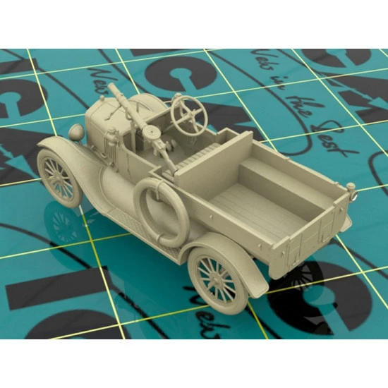 ICM 35607 - 1/35 - Model T 1917 LCP with a machine gun Vickers scale model kit
