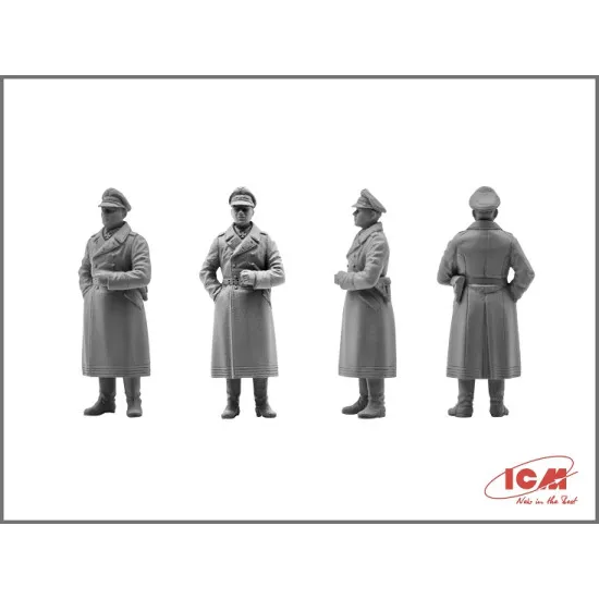 ICM DS4801 - 1/48 - Luftwaffe airfield WWII, Bf 109F-4, Hs 126B scale model kit