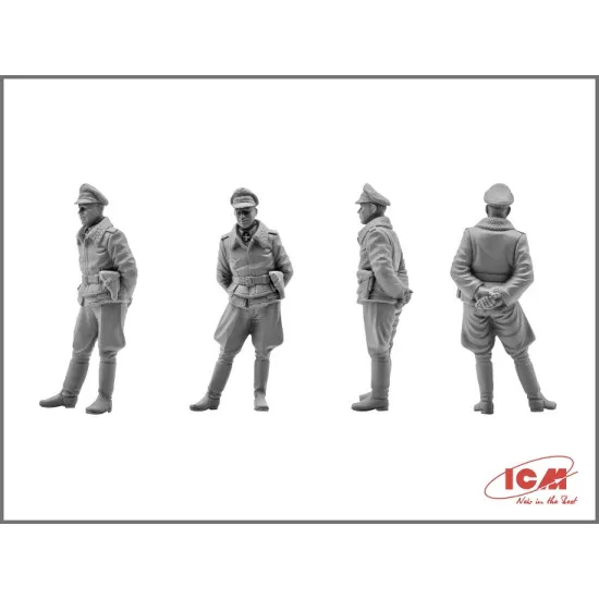 ICM DS4801 - 1/48 - Luftwaffe airfield WWII, Bf 109F-4, Hs 126B scale model kit