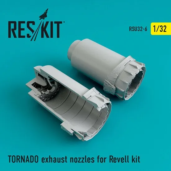 Reskit RSU32-0006 - 1/32 TORNADO exhaust nozzles for Revell model kit scale