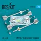 Reskit RS72-0234 - 1/72 AIM-9E Sidewinder missile 4 PCS scale model kit