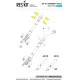 Reskit RS72-0237 - 1/72 AIM-9M Sidewinder missile (4 PCS) scale model kit