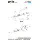 Reskit RS72-0247 - 1/72 R-40 TD missile (2 PCS) (MiG-25PD,Mig-25PDS, MiG-31) kit