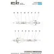 Reskit RS72-0247 - 1/72 R-40 TD missile (2 PCS) (MiG-25PD,Mig-25PDS, MiG-31) kit