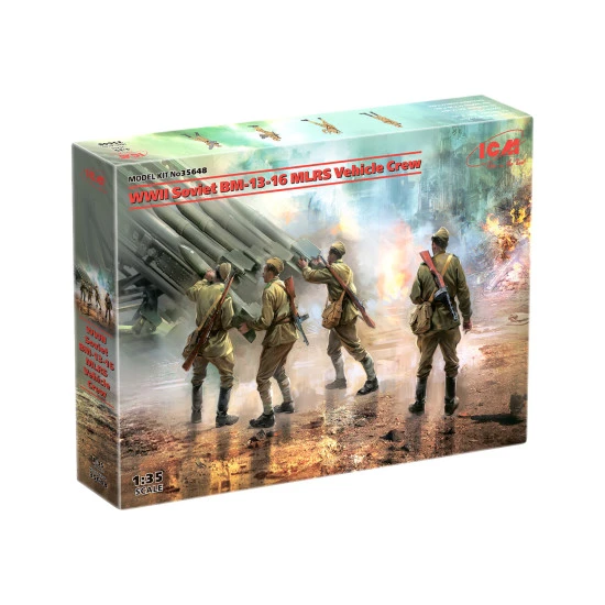 ICM 35648 - 1/35 - WWII Soviet BM-13-16 MLRS Vehicle Crew
