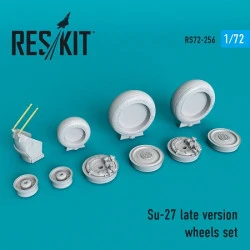 Reskit RS72-0256 - 1/72 Su-27 wheels set late version for scale model kit