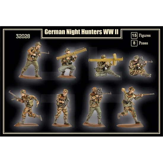 Mars Figures 32028 - 1/32 German Night Hunters (WWII) 15 figures scale model kit