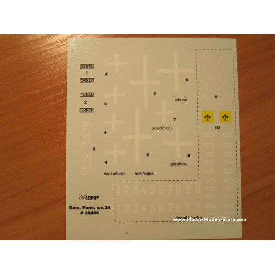 Polish Armoured Car model 1934/II 1/35 Mirage Hobby 35406