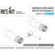 Reskit RSU72-0106 - 1/72 Eurofighter open exhaust nozzles for HASEGAWA Kit