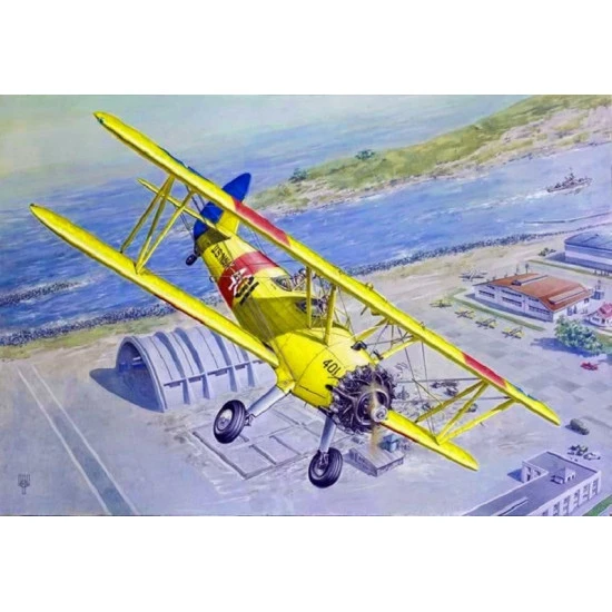 Roden 633 - 1/32 Boeing/Stearman PT-13 Kaydet scale plastic model aircraft