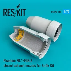 Reskit RSU72-0111 - 1/72 Phantom FG.1/FGR.2 closed exhaust nozzles for Airfix