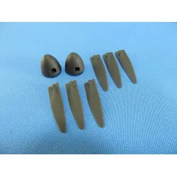 Metallic Details MDR7249 - 1/72 He 111. VS-11 propeller set for model aircraft