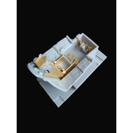 Metallic Details MDR4872 - 1/48 F9F-2 Panther. Interior for scale model aircraft