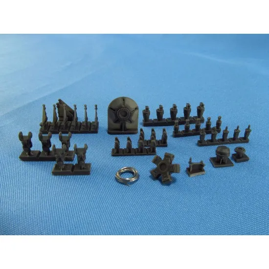 Metallic Details MDR4875 - 1/48 Mi-24. Main rotor for scale model aircraft kit