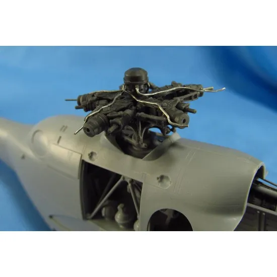 Metallic Details MDR4875 - 1/48 Mi-24. Main rotor for scale model aircraft kit