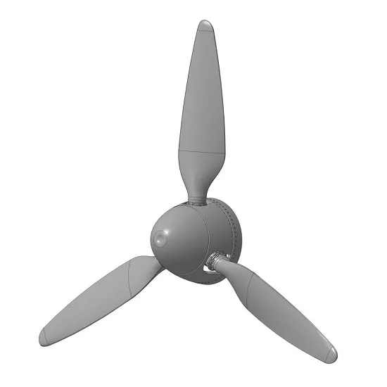 Metallic Details MDR4877 - 1/48 He 111. VS-11 propeller set for model aircraft
