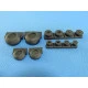 Metallic Details MDR3519 - 1/35 Mi-24/Mi-35. Wheels set for aircraft model kit Metallic Details MDR3519 - 1/35 Mi-24/Mi-35. Wheels set for aircraft model kit