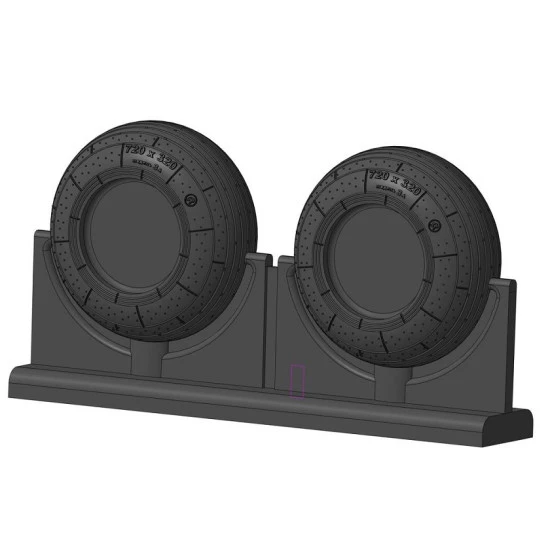Metallic Details MDR3519 - 1/35 Mi-24/Mi-35. Wheels set for aircraft model kit Metallic Details MDR3519 - 1/35 Mi-24/Mi-35. Wheels set for aircraft model kit