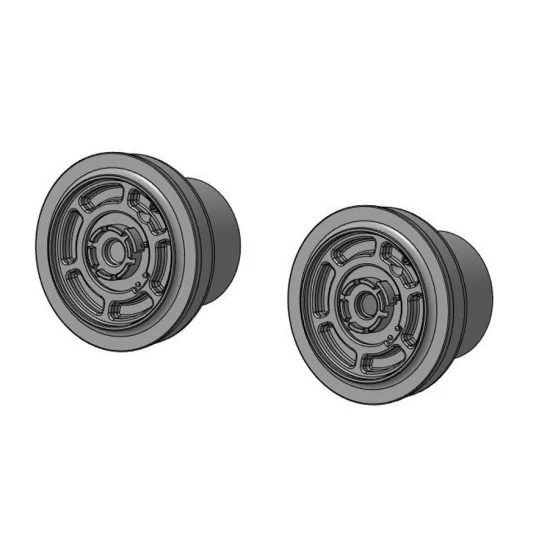 Metallic Details MDR3519 - 1/35 Mi-24/Mi-35. Wheels set for aircraft model kit Metallic Details MDR3519 - 1/35 Mi-24/Mi-35. Wheels set for aircraft model kit