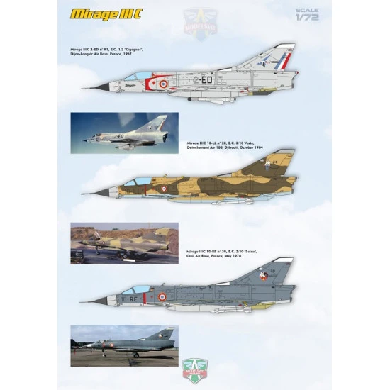 ModelSvit 72061 - 1/72 Mirage IIIC all-weather interceptor scale aircraft kit