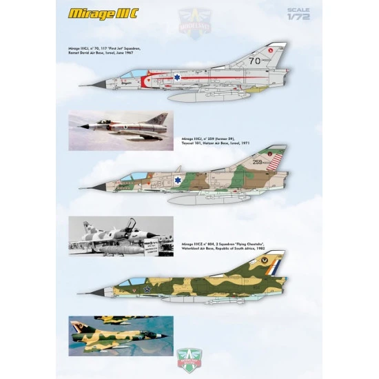 ModelSvit 72061 - 1/72 Mirage IIIC all-weather interceptor scale aircraft kit