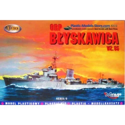 ORP Blyskawica 1965 Polish destroyer Post War version 1/400 Mirage 40013