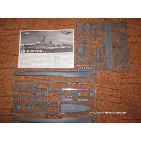 ORP Blyskawica 1965 Polish destroyer Post War version 1/400 Mirage 40013