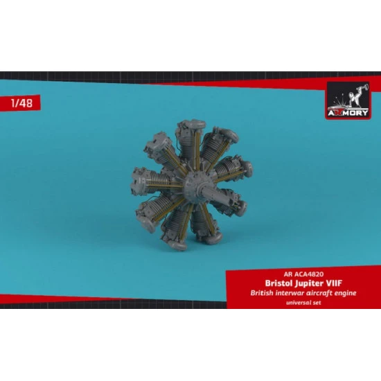 Armory ACA4820 - 1/48 Bristol Jupiter VII aircraft engine for scale model kit