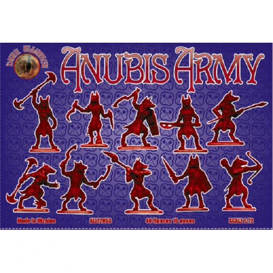 Alliance 72053 - 1/72 - Anubis army. 40 figures, 10 poses. Scale model kit
