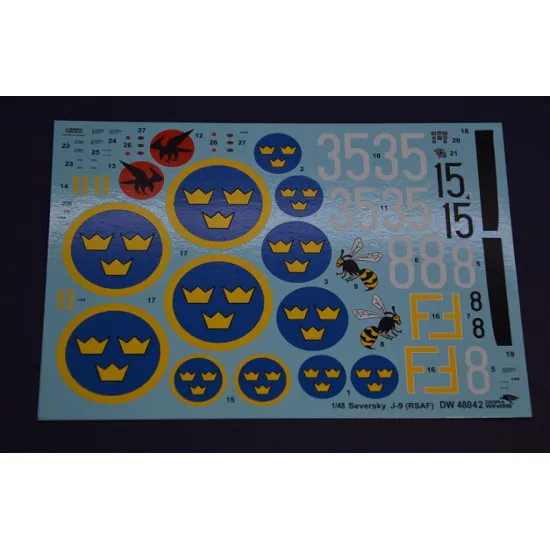 Dora Wings 48042 - 1/48 - Seversky J9 (RSAF), scale plastic aircraft model kit