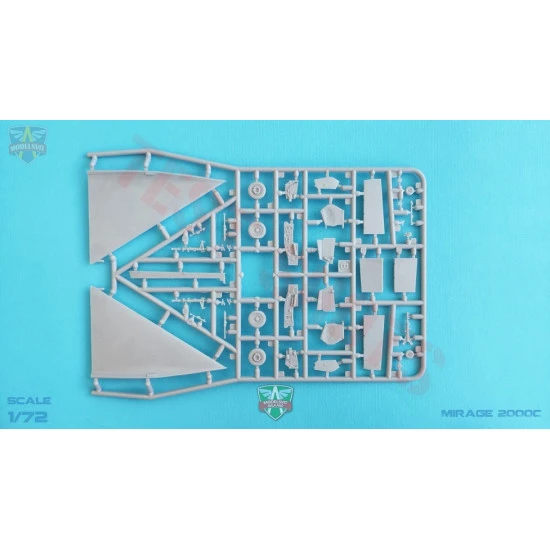 ModelSvit 72073 - 1/72 Mirage 2000C multirole jet fighter scale aircraft kit