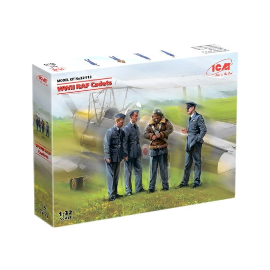 ICM 32113 - 1/32 - RAF Cadets, WWII scale model plastic aircraft kit ICM 32113 - 1/32 - RAF Cadets, WWII scale model plastic aircraft kit