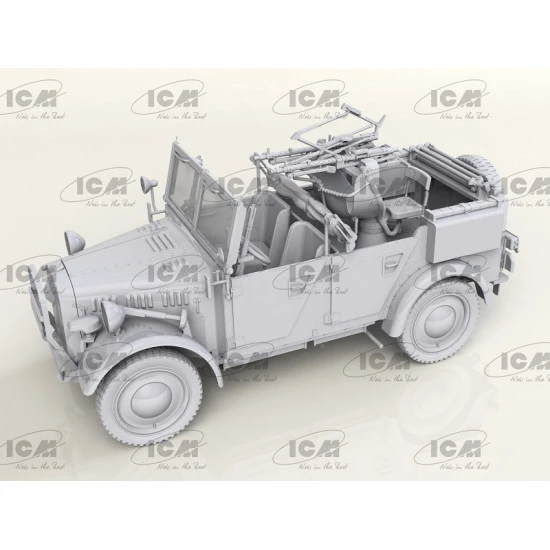 ICM 35584 - 1/35 - Le.gl.Einheitz-Pkw Kfz.4 German Light Anti-Aircraft Vehicle