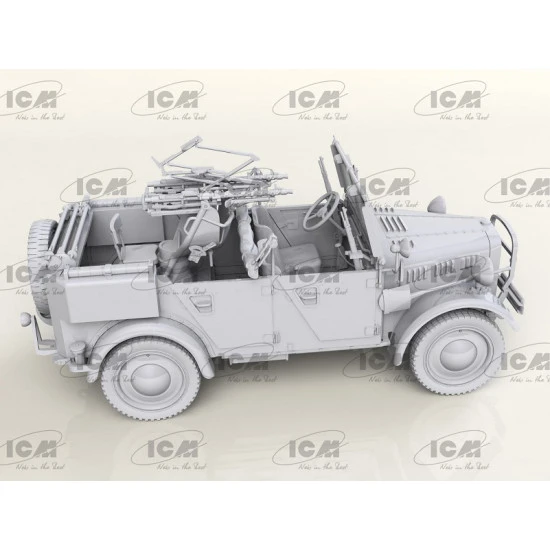ICM 35584 - 1/35 - Le.gl.Einheitz-Pkw Kfz.4 German Light Anti-Aircraft Vehicle