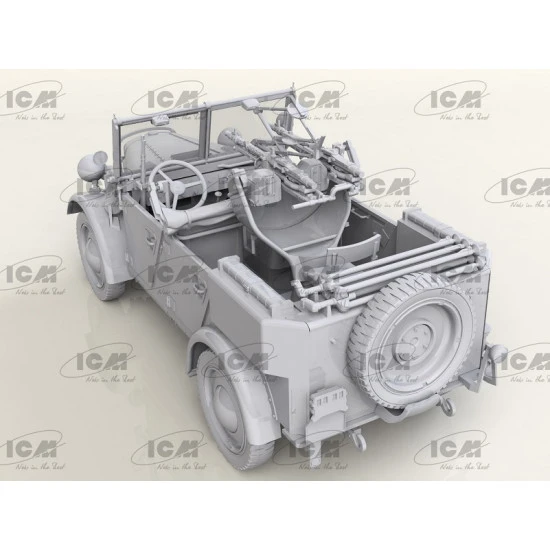 ICM 35584 - 1/35 - Le.gl.Einheitz-Pkw Kfz.4 German Light Anti-Aircraft Vehicle