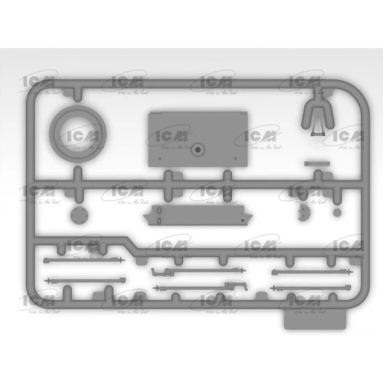 ICM 35584 - 1/35 - Le.gl.Einheitz-Pkw Kfz.4 German Light Anti-Aircraft Vehicle