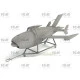 ICM 48400 - 1/48 - KDA-1 (Q-2A) Firebee with trailer scale model kit aircraft